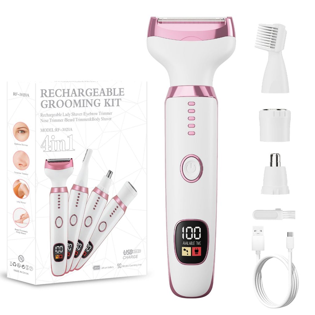 Kit de Beleza tela de LEDCompleto Depilador Elétrico 5 em 1 Aparador para Sobrancelha Axila Corpo-M7 em Oferta na Shopee