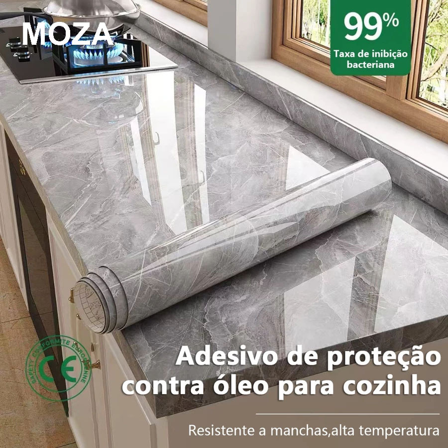Adesivos à prova de óleo de cozinha,Resistente a Agua/Fogo/Alta Temperatura,Pode ser usado em paredes, fogões e armários