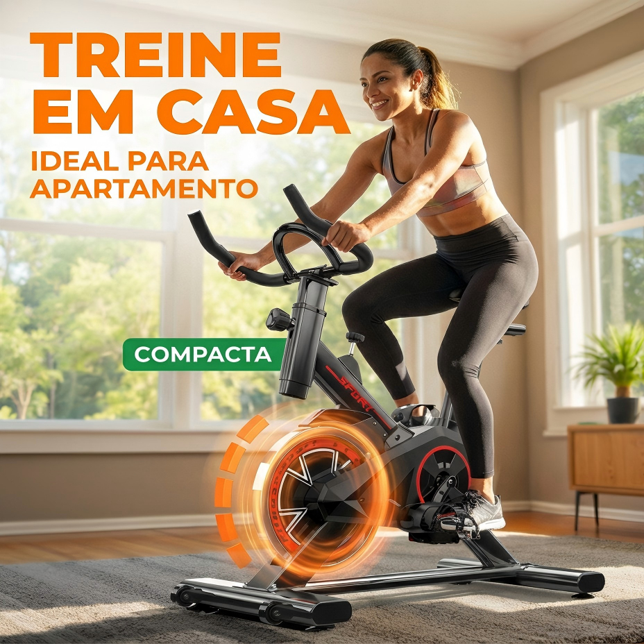 Bicicleta Ergométrica Aparelhos De Academia Em Casa Bicicleta Ergométrica Spinning Academia Fitness Profissional