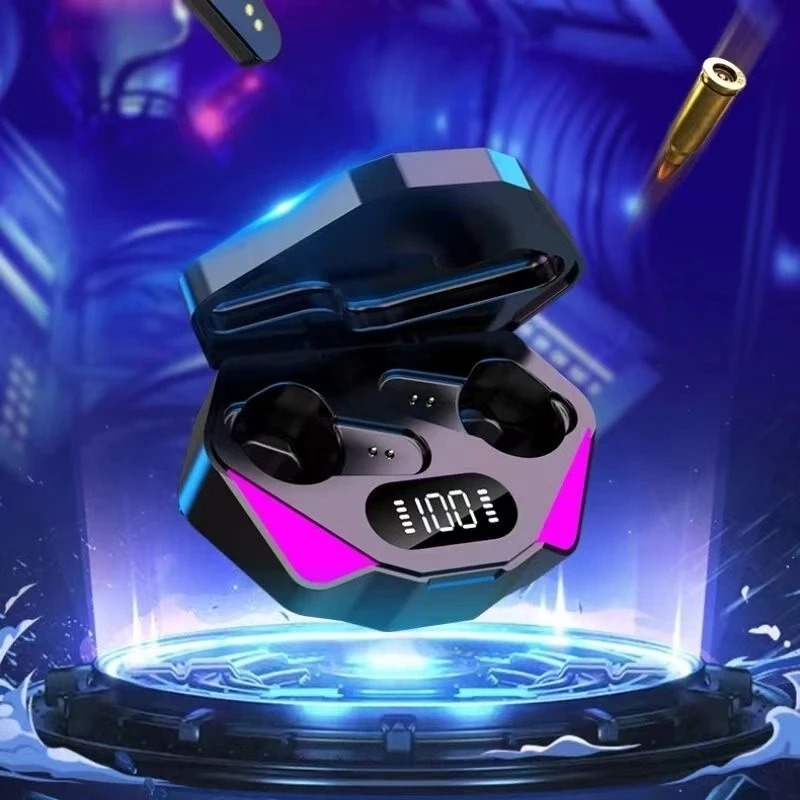 X15 Pro TWS Bluetooth Earbuds Stereo Surround Gaming Microfone Com Cancelamento De Ruído Sem Atraso