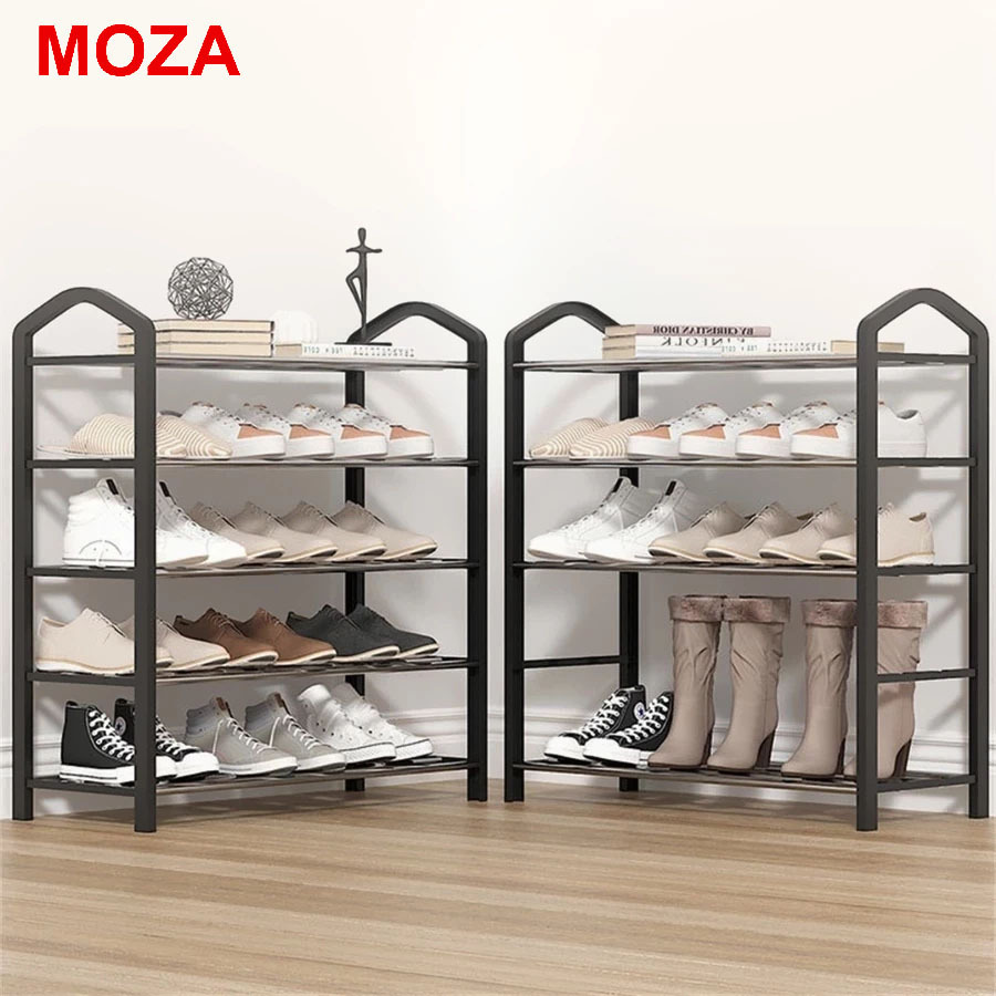 Sapateira removível de cinco camadas para guardar sapatos, economizar espaço e manter as coisas organizadas