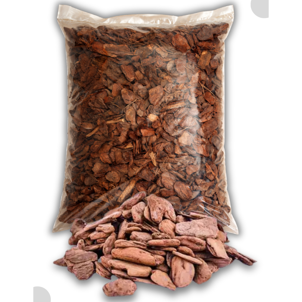 Casca Pinus Polida Média 7 Litros 1,5kg Jardinagem Vaso