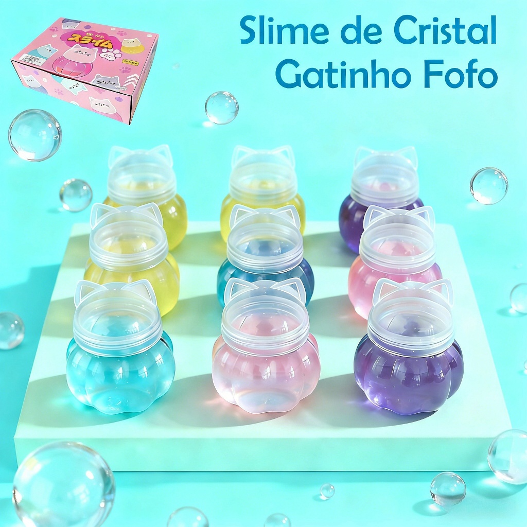 Slime Fofinha que Estoura Geleca Macia e Cheirosa Presente Infantil em Oferta na Shopee