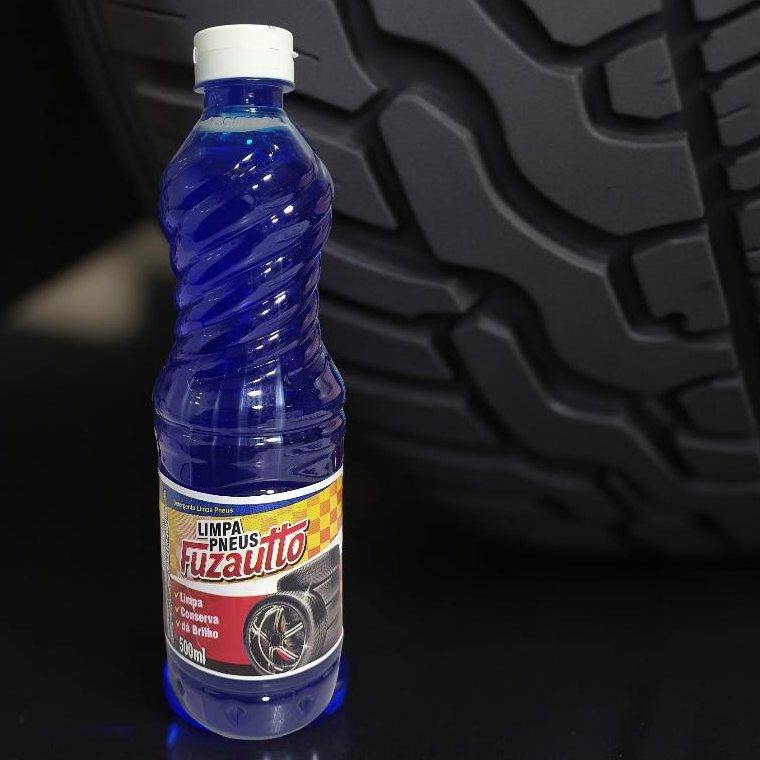 Pneu Pretinho - Limpa Pneu Fuzautto 500 ML em Oferta na Shopee