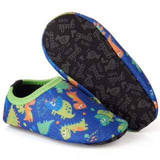 Sapatinho Calce Fácil Antiderrapante Confortável e Macio para Primeiros Passos e Brincadeiras na Grama Praia Dinossauro em Oferta na Shopee