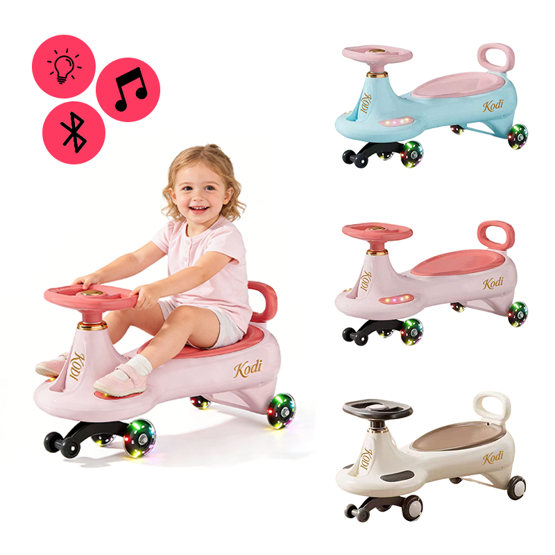 Carrinho De Rolimã Infantil Bluetooth com LED Suporta e Musica volante 360 Suporta 100kg Andador P23 em Oferta na Shopee
