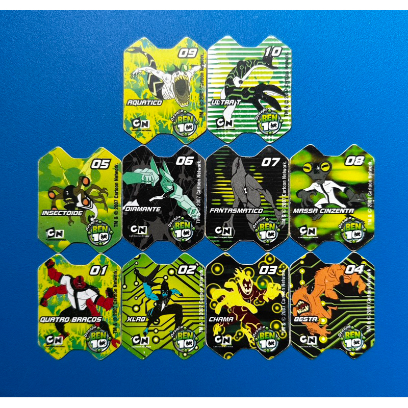 Tazo & Card Ben 10 Yokitos Original Lote