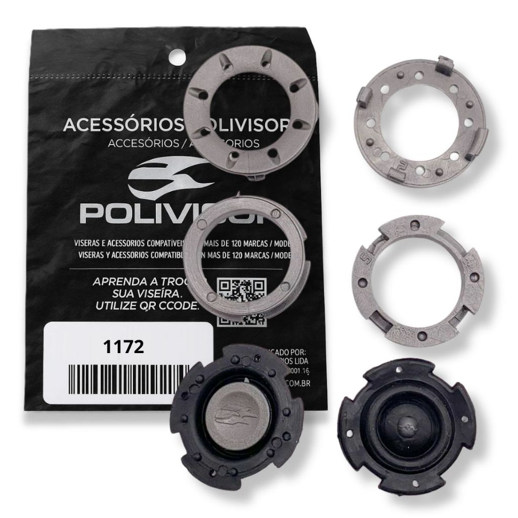 Botão Viseira Shark S700/s650/s800/s900/ Mixs Fk - Polivisor em Oferta na Shopee