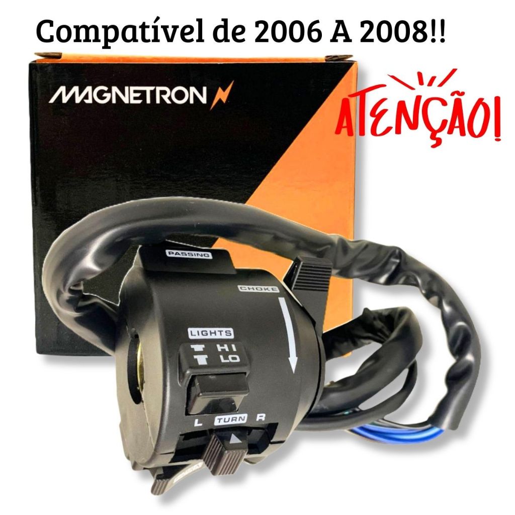Chave de Luz Cbx 250 Twister 2006 A 2008 Magnetron em Oferta na Shopee