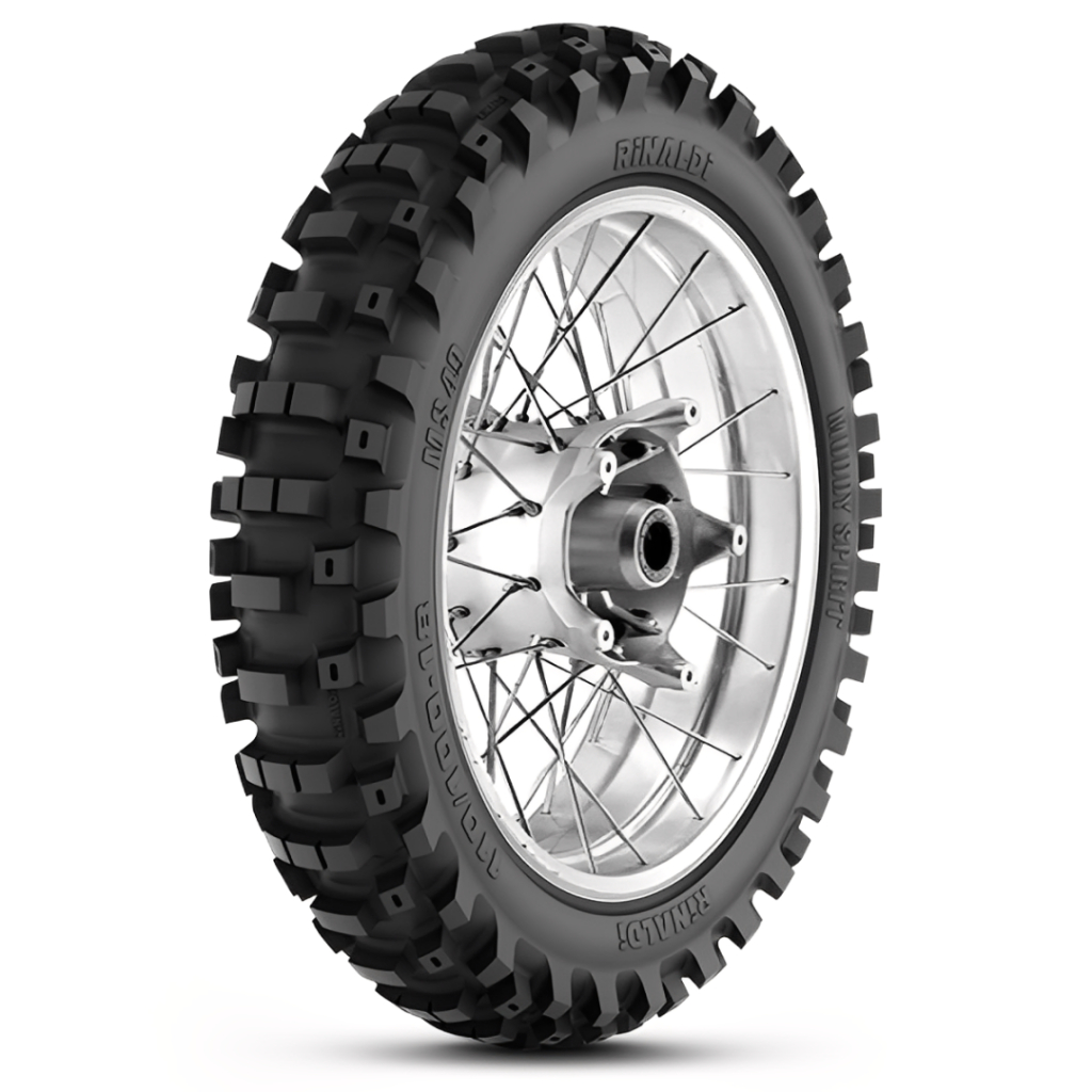 Pneu Rinaldi 110/100-18 MS49 Traseiro CRF WR450F KTM EXC SX KX250 Trilha Motocross
