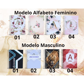 Caderno Universitário Personalizado  1 matéria, 5 matérias, 10 matérias e 15 matérias