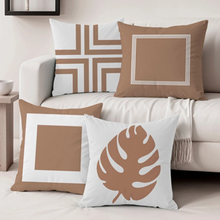 Kit Com 04 Capas Para Almofadas Decorativas Ideal Para Decoração de Quarto e Sala com Zíper em Oferta na Shopee