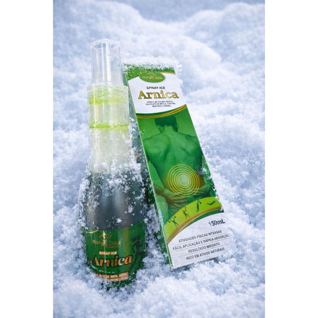 Gel Spray Ice Arnica Para Massagem 150ml