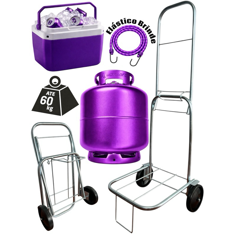 CARRINHO MALEIRO DE CARGA DOBRAVÉL PARA COOLER NA PRAIA GALÃO ÁGUA BOTIJÃO DE GÁS CESTA BÁSICA em Oferta na Shopee