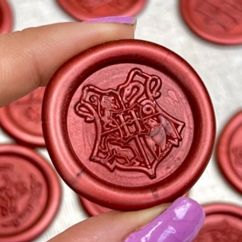 10 Lacre de Cera para Carta Harry Potter - Hogwarts Cores Diversas