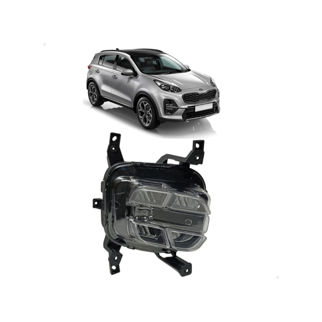 Farol Milha Led Auxiliar Neblina Dianteiro Sportage Ex 2019 2020 Direito Passageiro 92201-D9600 Novo