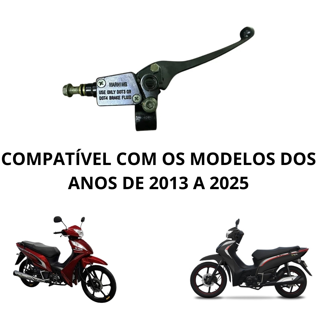 Cilindro Mestre De Freio Shineray Jet 50cc / 125cc 2013 A 2020