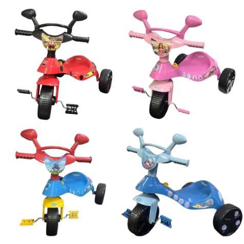 Triciclo Velotrol Baby Infantil Com Adesivos e Pedal - Biemme em Oferta na Shopee