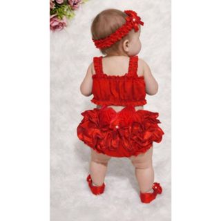 Kit Conjunto Bebê Menina Recém Nascida a 6 meses | Top Cropped + Calcinha Bunda Rica com lacinho fofo Croped em Oferta na Shopee