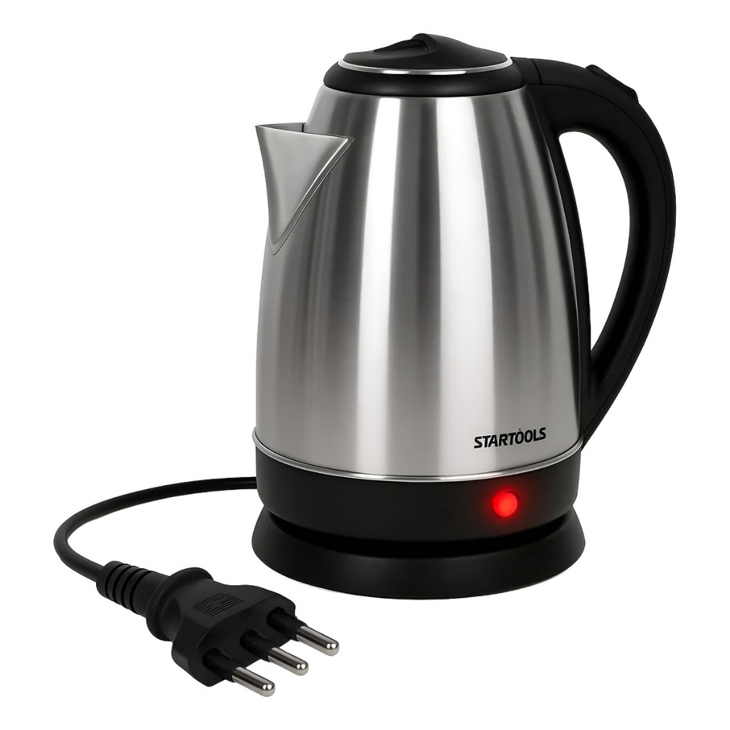 Chaleira Eletrica Inox 2 Litros 220v Rapida Silenciosa Design Moderno Cozinha