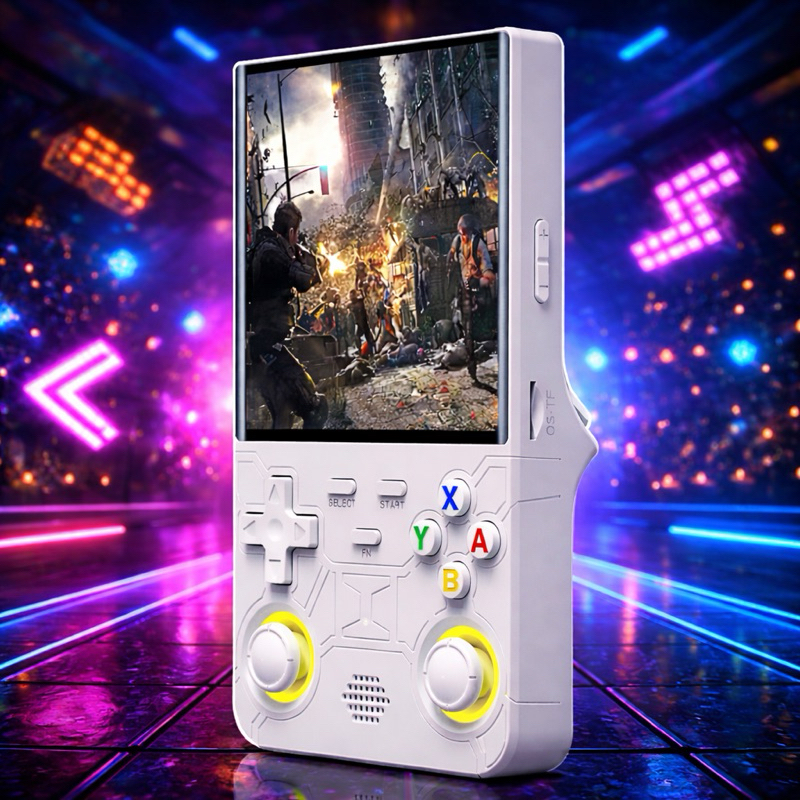 R36 ULTRA Console portátil 128GB Jogos PSP, PS1, GB, GBA etc Linux Tela IPS 4.0 HD LED WI-FI Nativo