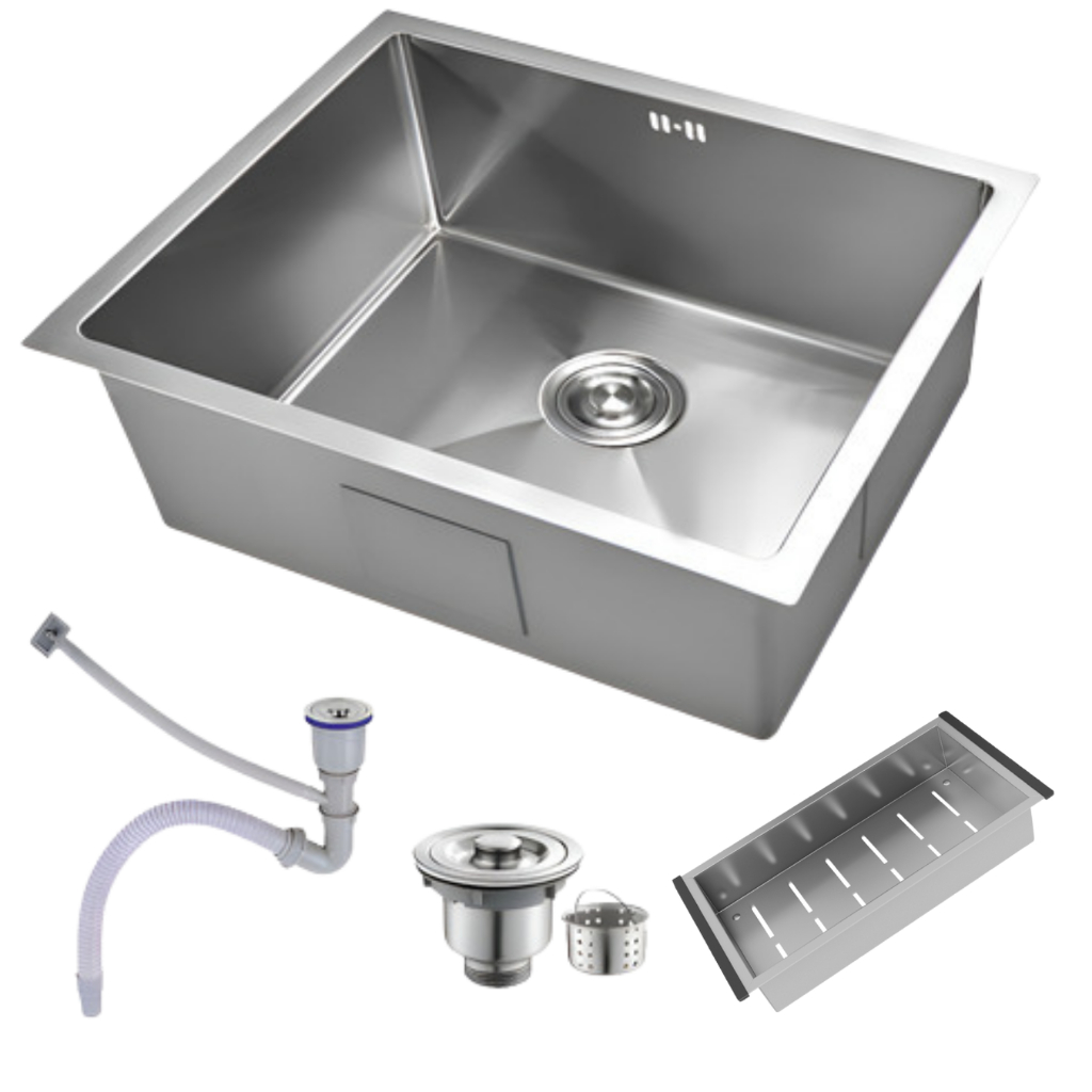 Cuba Gourmet Pia Inox Quadrada Cozinha Luxo 50x45 Acessórios em Oferta na Shopee