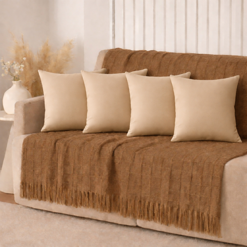 Capa de Almofada 45x45 cm Tecido Oxford Premium | Resistente e Elegante