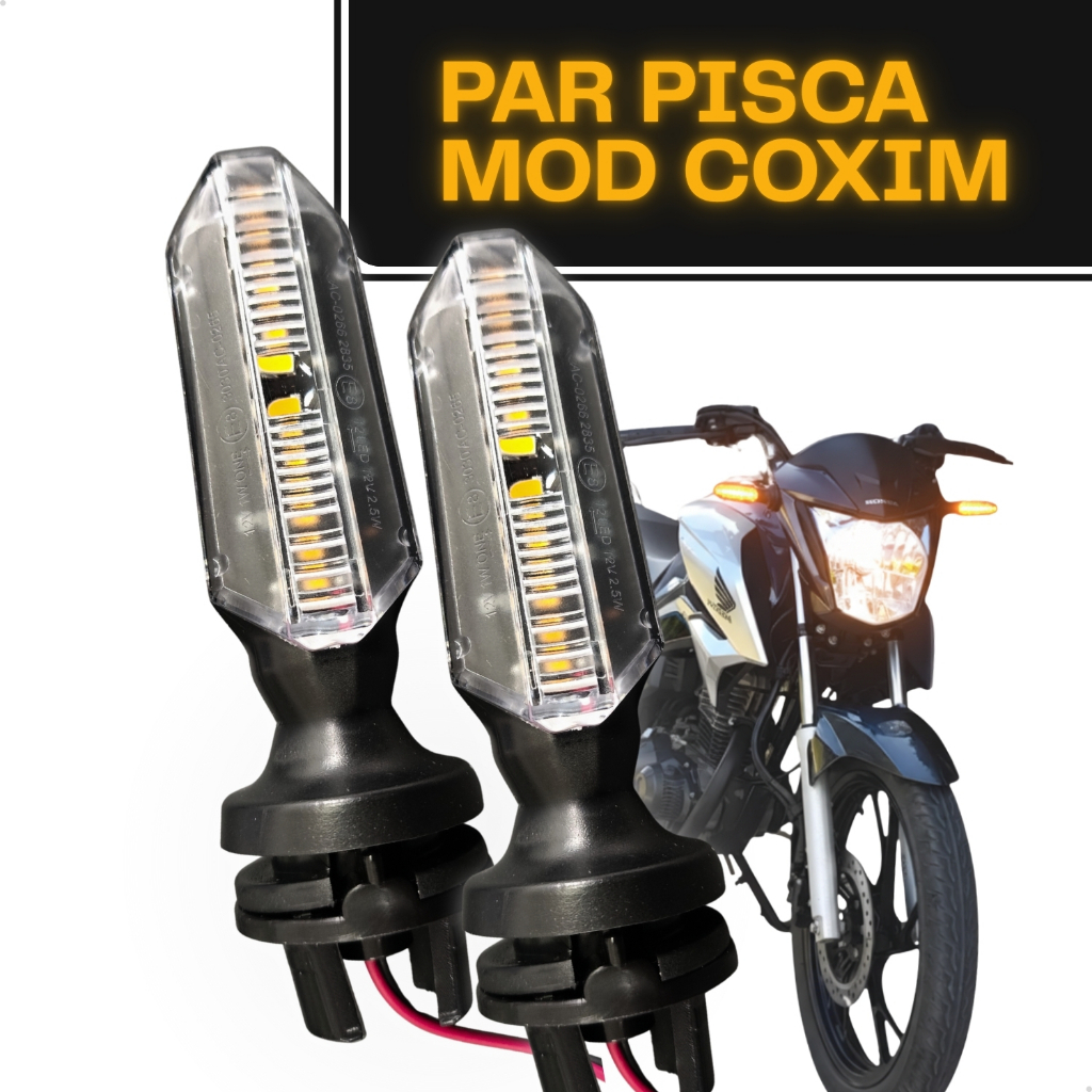 Par Pisca Led Seta Coxim Cb Twister 250 2019 Cg Titan 160 125 150 Fan Start Cargo 2016 a 2025 em Oferta na Shopee
