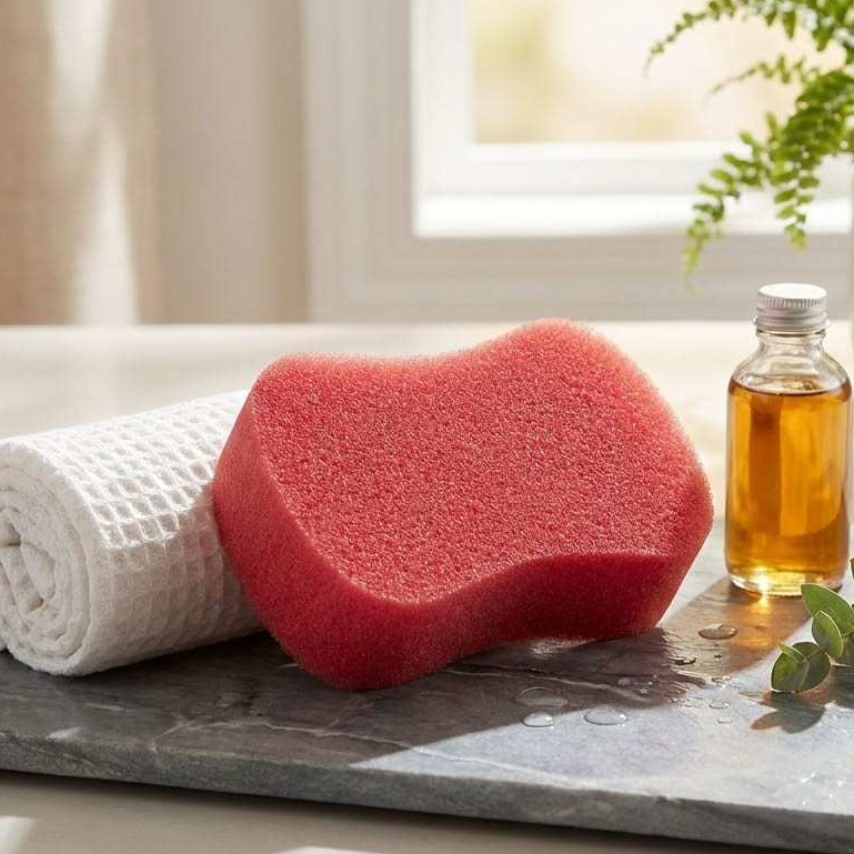 Esponja de Banho Soft Macia Espuma Abundante Esfoliante Relaxante Limpeza Diária Esfoliação Suave