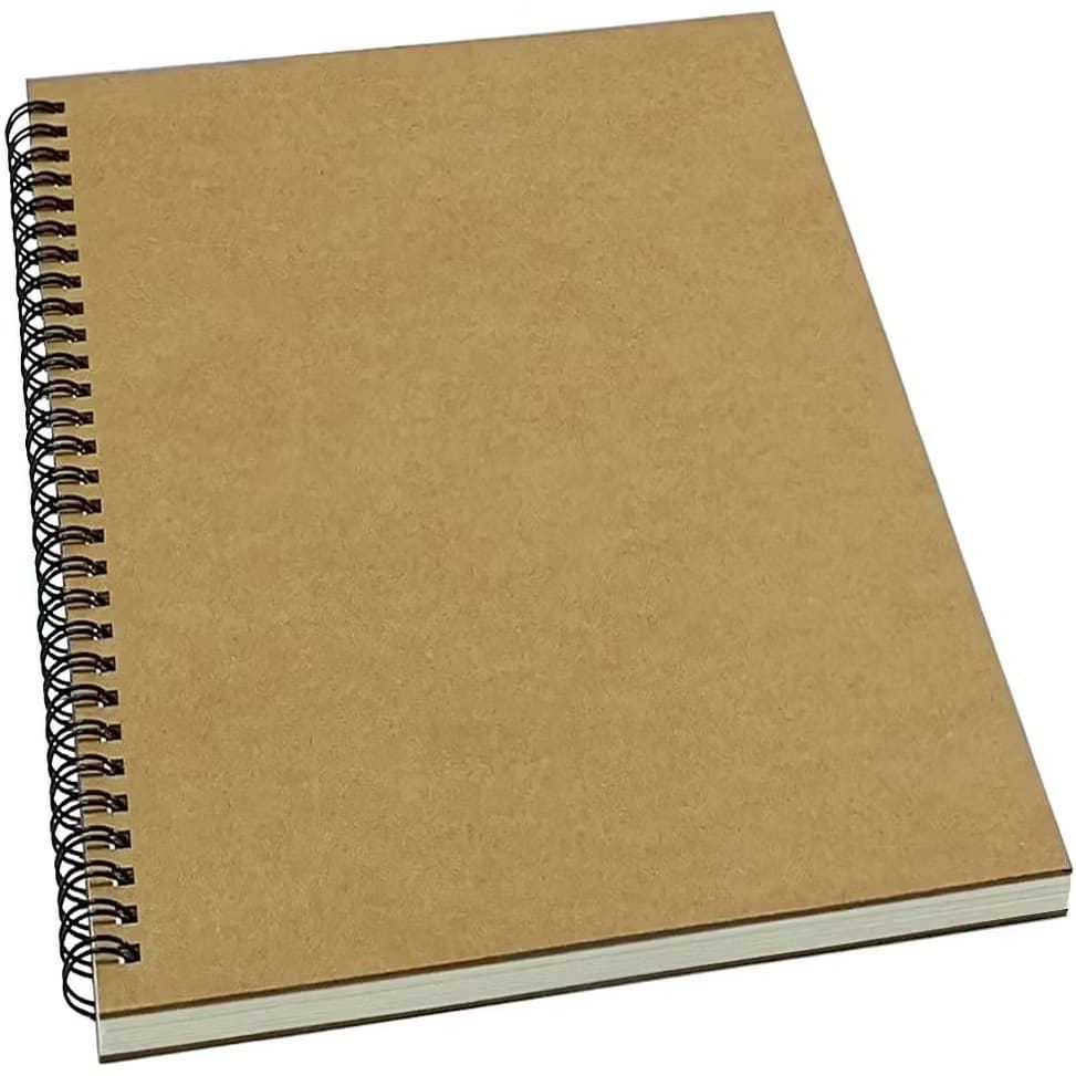 Sketchbook Caderno de Desenho 120g - 50 Folhas Wire-o Metal