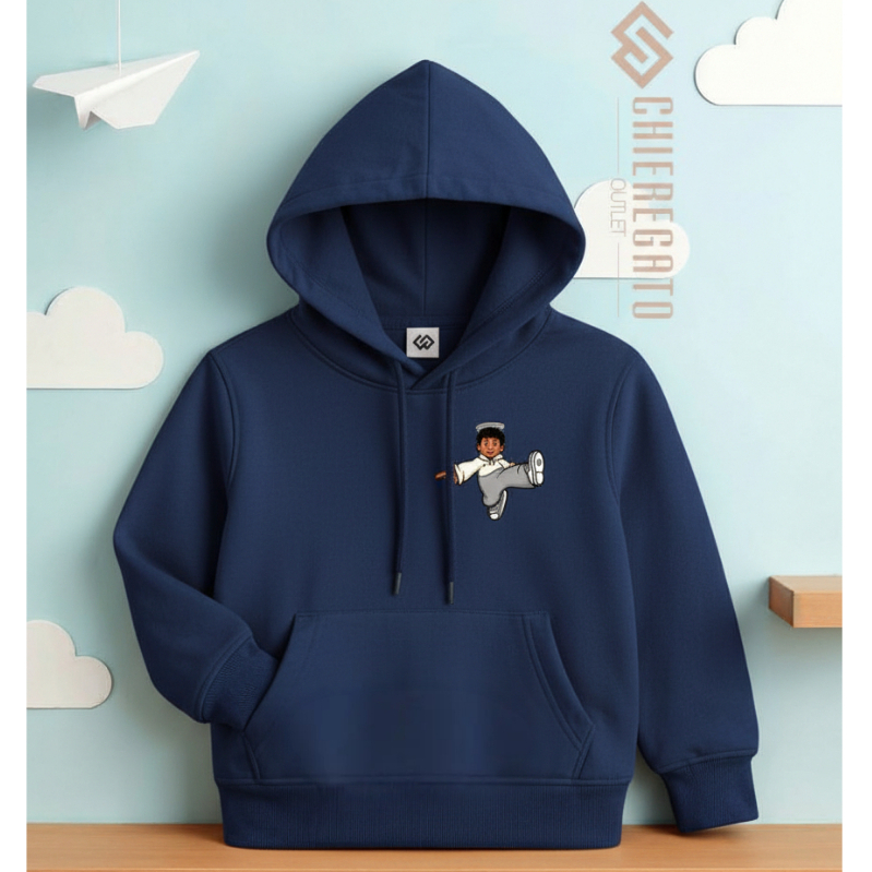 Moletom Infantil Juvenil Blusa de Frio Com Capuz Flanelado Peluciado Estampa Fofinha Anjo Streetwear