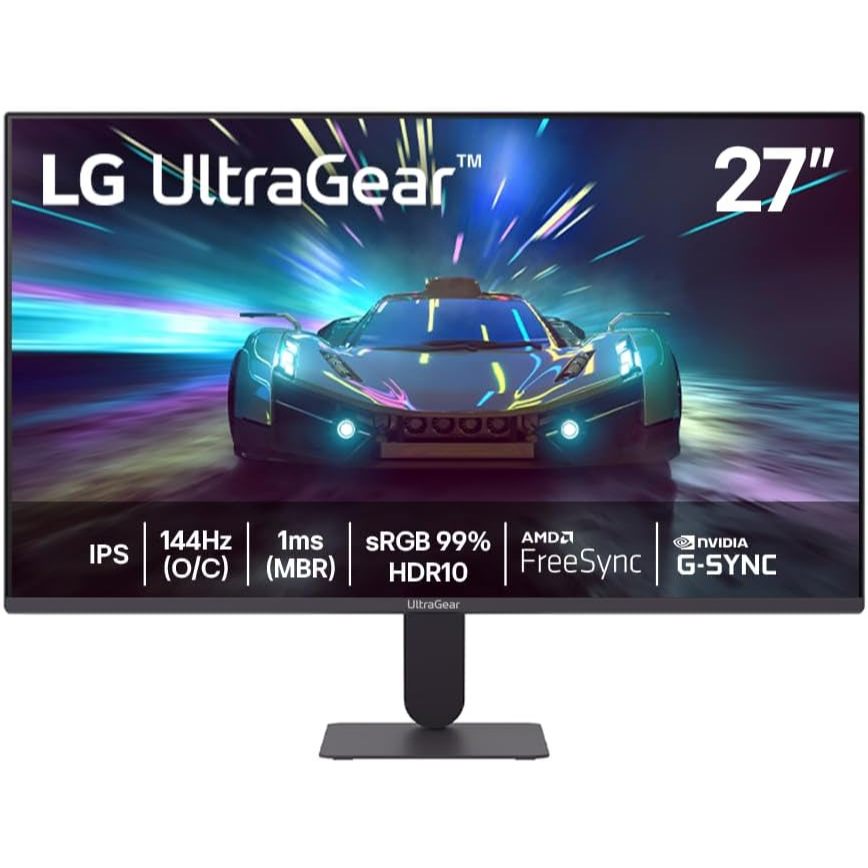 Monitor LG Ultragear 27g411a-b 27 ,fhd, 144hz, 1ms (mbr), Nvidia G-sync, Amd Freesync, Hdr10 Preto 127/220v - Miniatura 2