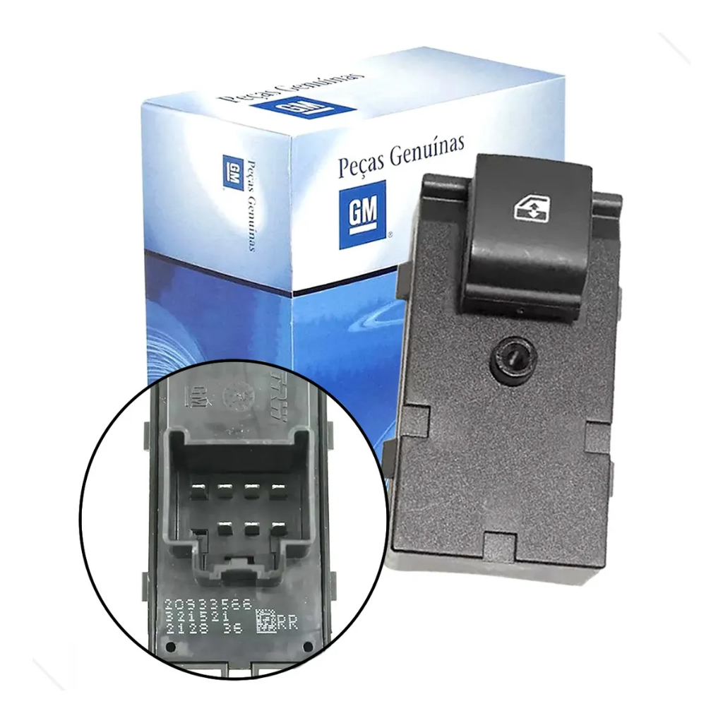 Botão Vidro Elétrico Traseiro GM Original Chevrolet Cruze 2012 a 2016 em Oferta na Shopee