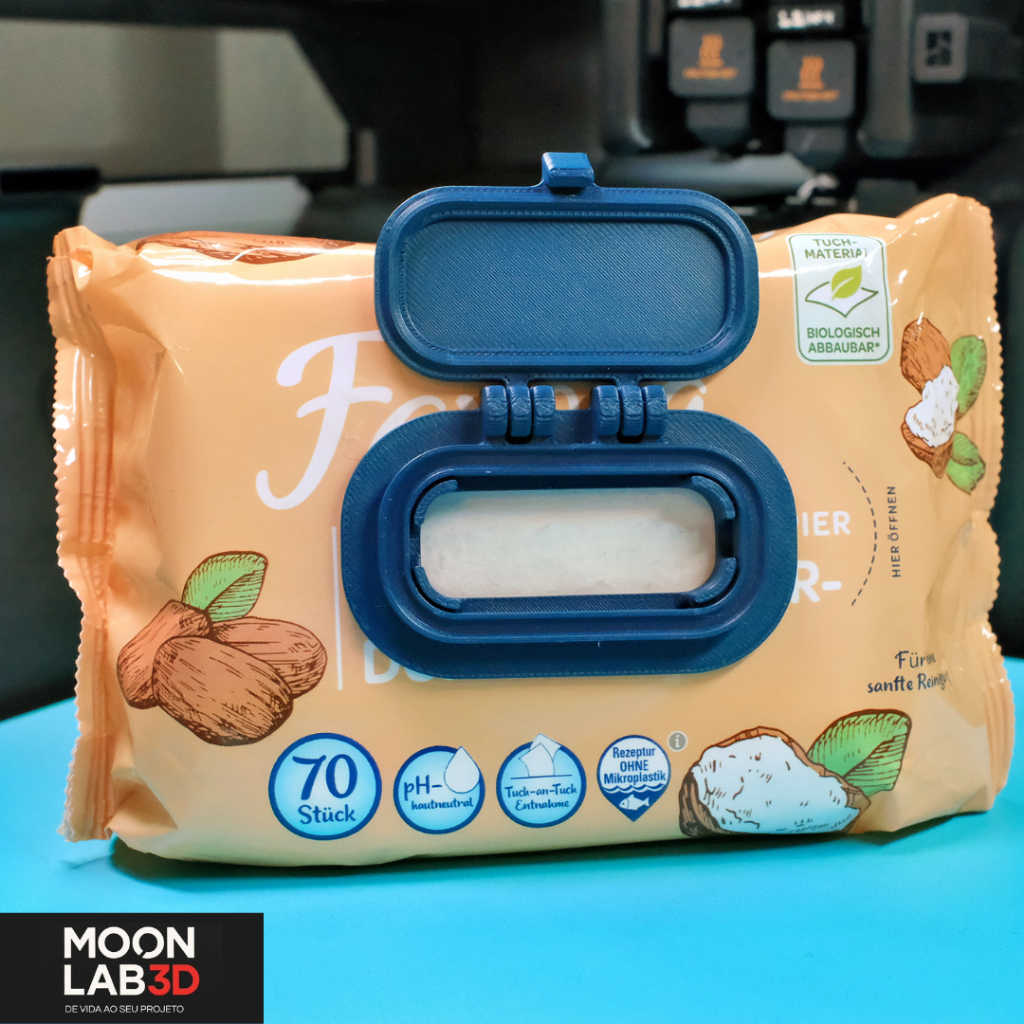 Tampa Inteligente para Lenços Umedecidos - Mais Frescor e Vedação