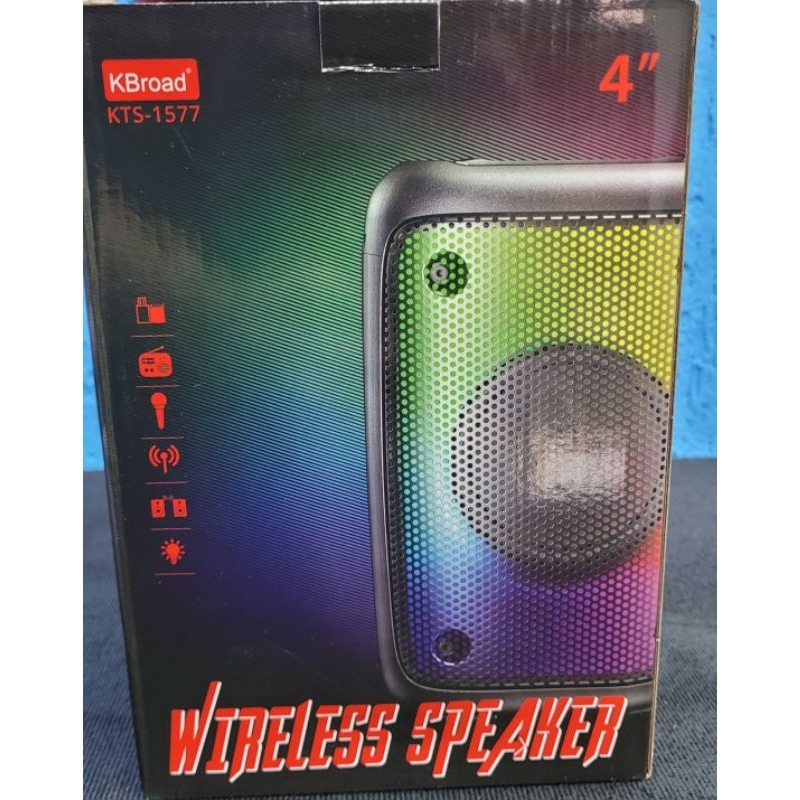 Caixa de som potente amplificada com entrada microfone Bluetooth Rádio Pendrive recarregável 50w