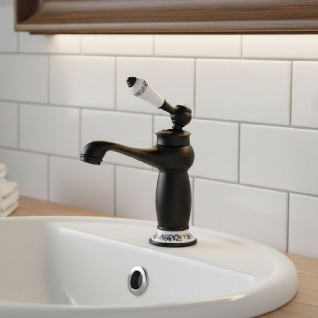 ⚜️Torneira Banheiro Lavabo Monocomando Misturador Provençal Vintage Bancada Modelo Provence em Oferta na Shopee