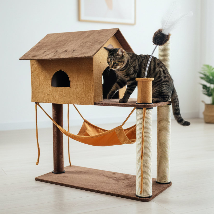 Casinha Arranhador São Pet | BuscaProdutos