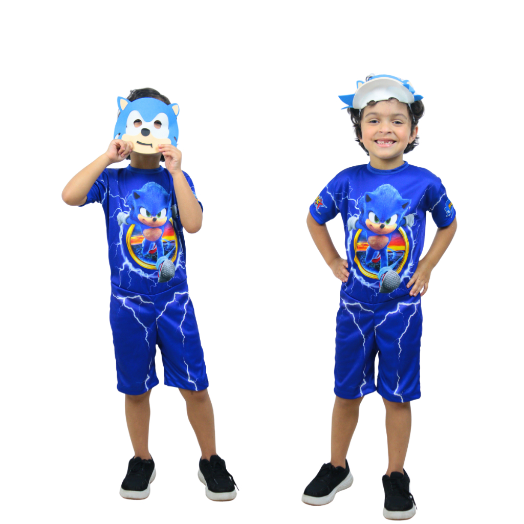 Detalhes do Promoção Fantasia Infantil do Sonic