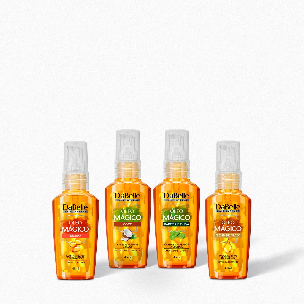 Kit DaBelle Óleos Mágicos - 45ml (4 produtos) em Oferta na Shopee