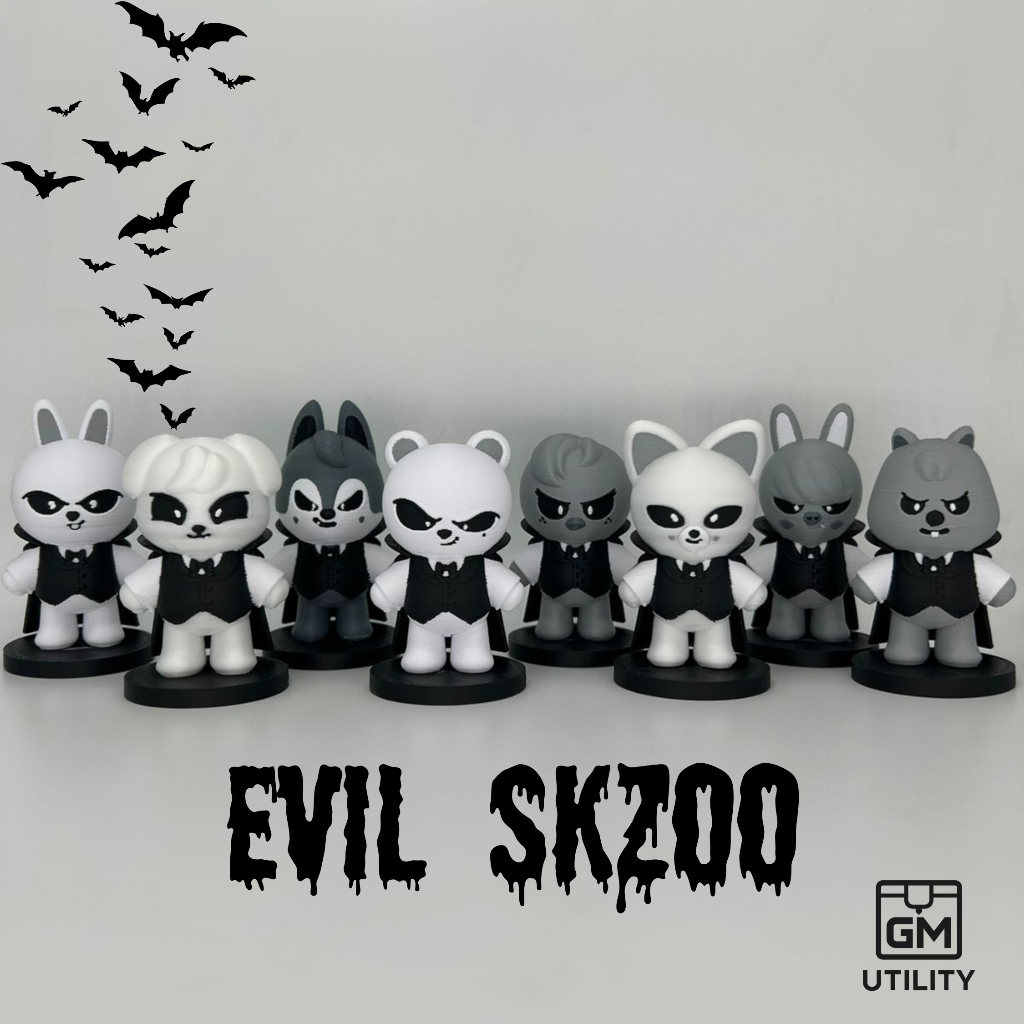 SKZOO Vampirinho Miniatura Stray Kids Wolfchan Leebit Dwaekki FoxI.Ny Quokka PuppyM Jiniret BbokAri KPOP em Oferta na Shopee