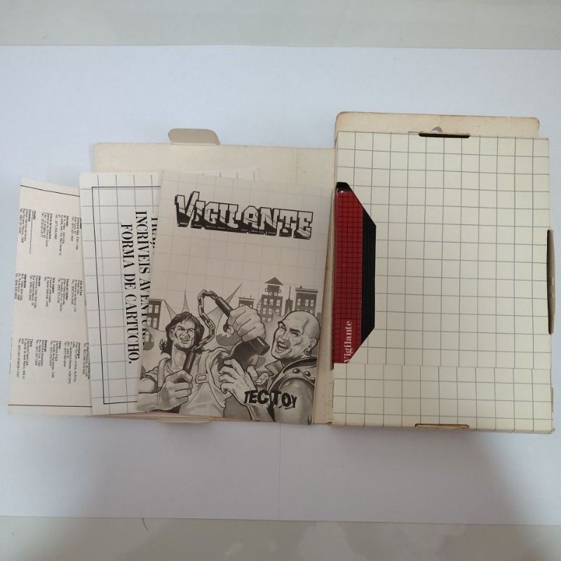 jogo vigilante master system na caixa original