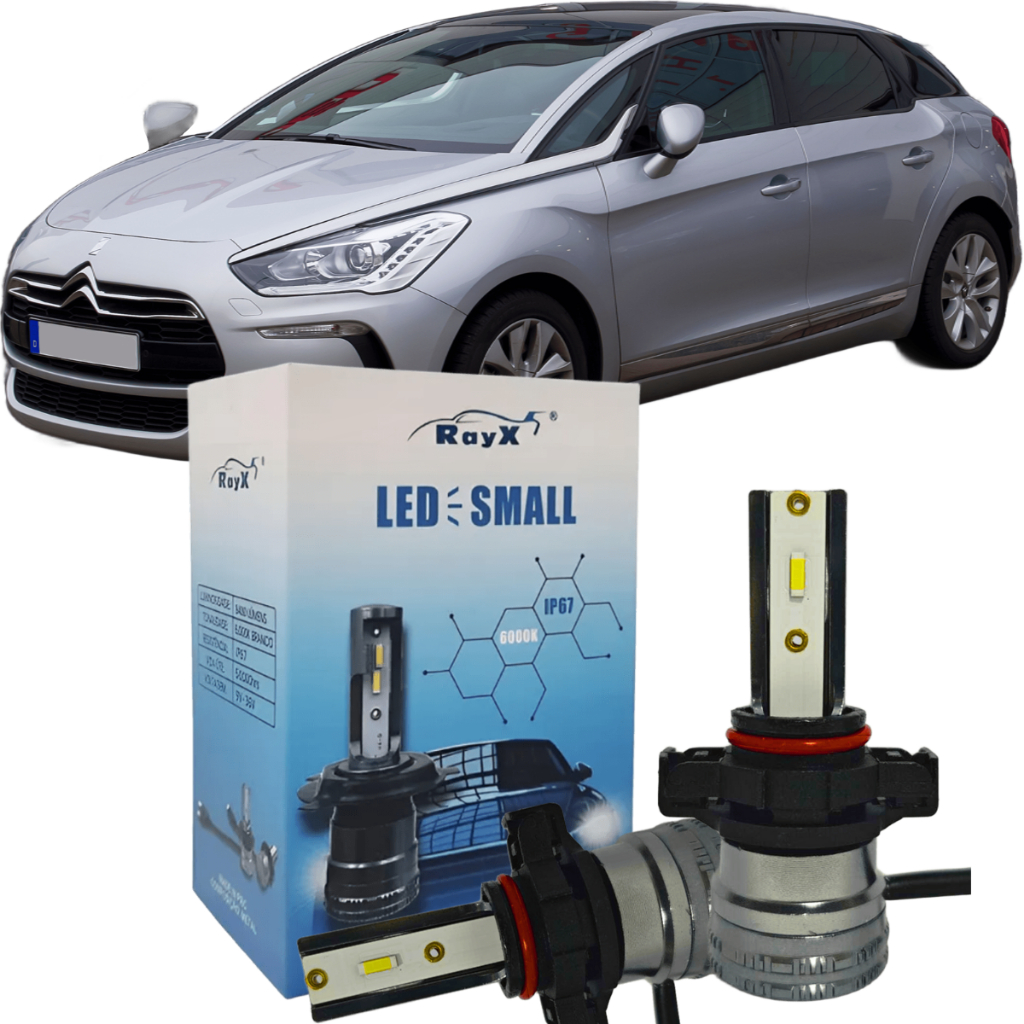 Kit Ultra LED Small 6000k 8400 Lumens Citroen DS5 2013 à 2016 Farol de Milha RAYX