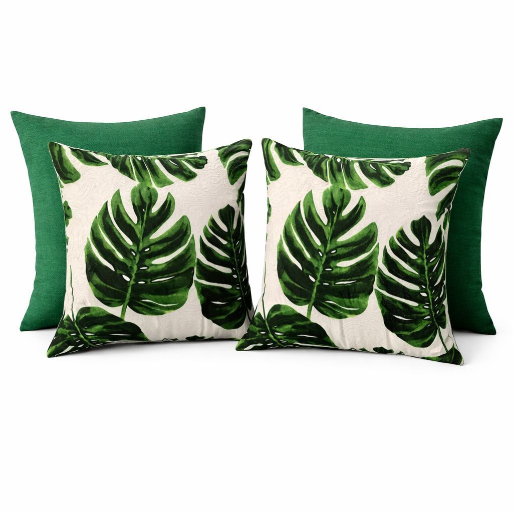 Capas de almofadas 4 , 5 ou 6 pçs Estampa COSTELA DE ADÃO em Oferta na Shopee