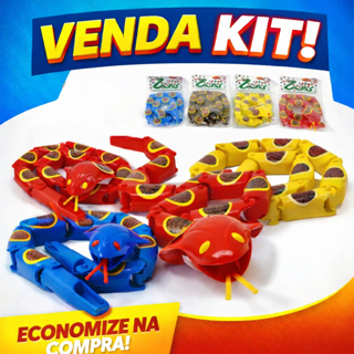 15 Cobra Maluca Articulada Naja Lembrancinha Festa Atacado em Oferta na Shopee