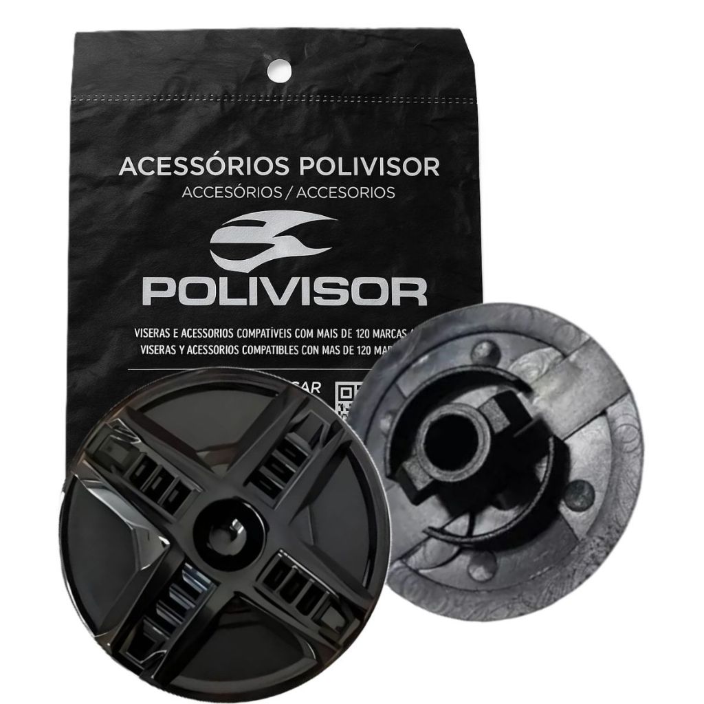 Reparos Laterais Botões P/ Viseira Spark Jet (Aberto)