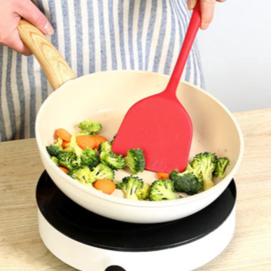 1 Espátula de Silicone Antiaderente para Cozinha Colher de Cozimento em Silicone