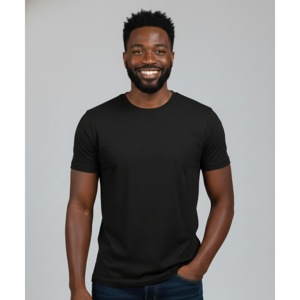 Camiseta Modal Masculina Não Amassa Antiodor Casual Conforto Tech T-Shirt