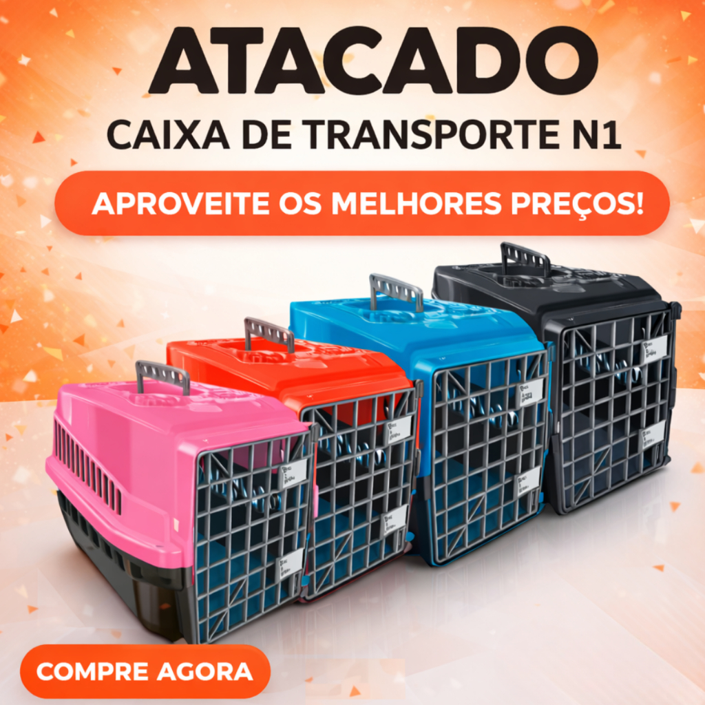 Atacado Caixa de Transporte Pet N1 | Cães, Gatos e Filhotes | Melhor Preço