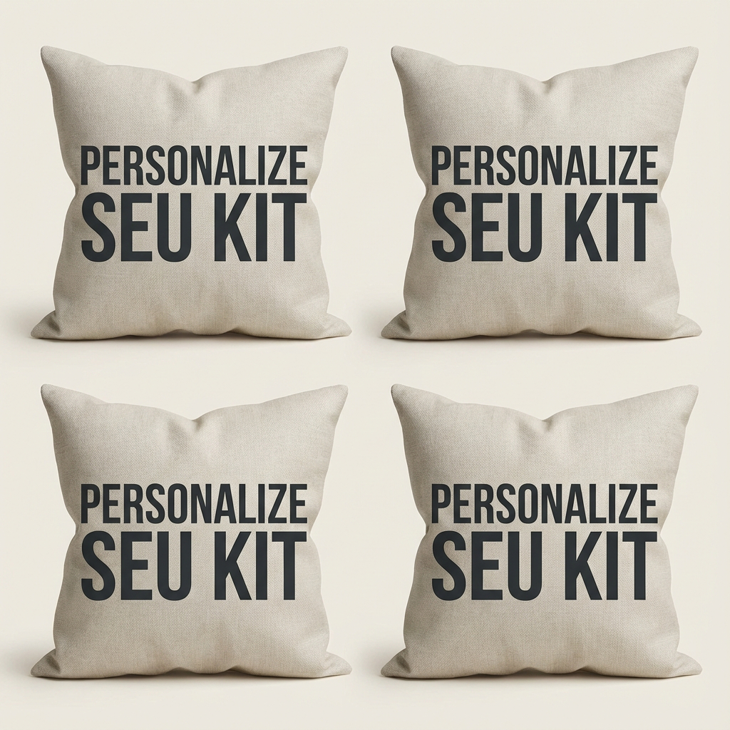 Kit 4 Capa de Almofada 45x45 Personalizáveis SUA FOTO SEU MOMENTO SUA ARTE - Premium Adonalô em Oferta na Shopee