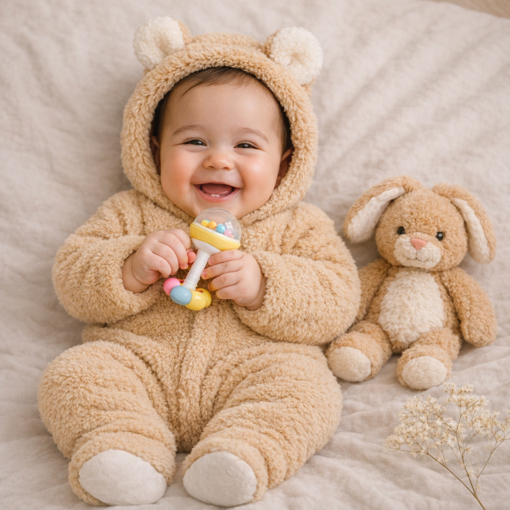 Macacão Ursinho Bebê Menino Menina Fantasia Pelúcia Mesversário Fotografia Macacão Ursinho Bebê Menino Menina Fantasia Pelúcia Mesversário Fotografia